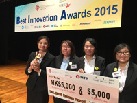 Students of Higher Diploma in Public Relations and Advertising win the Bronze Award in the Best Innovation Award 2015